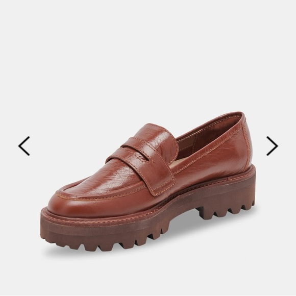 Brown Penny Loafer Chunky Sole - Picture 7 of 13